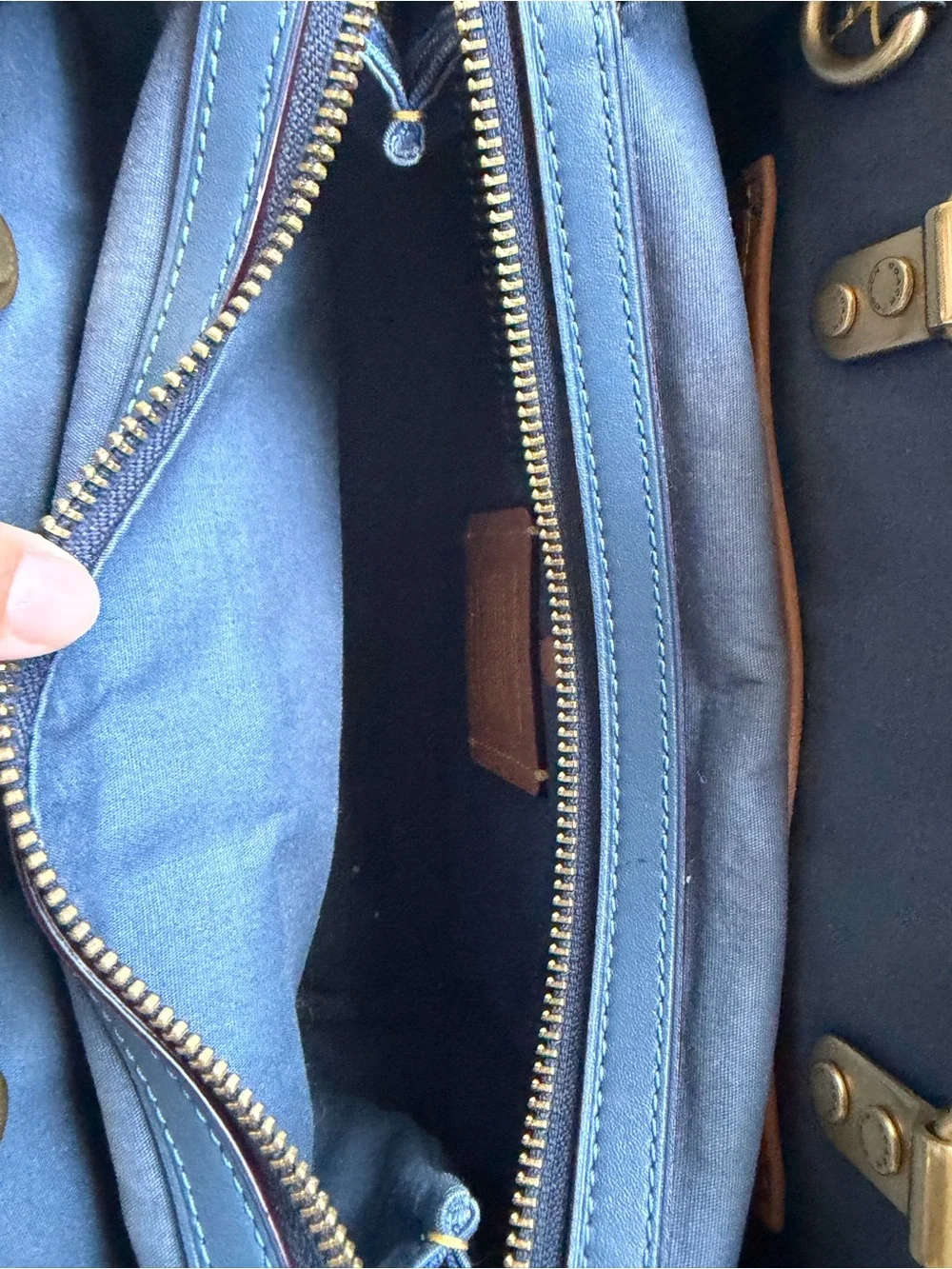 Coach Rogue 25 bag in Signature Denim - Picture 8 of 15